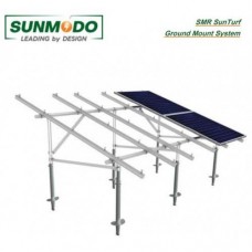 Sunmodo - Aluminium 6 Panel ground mount - Landscape orientation with Ground screws